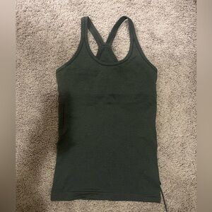 Lululemon Athletica Forest Green Tank Top